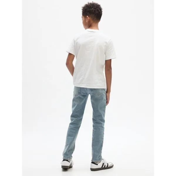 Modré chlapčenské slim fit džínsy Gap