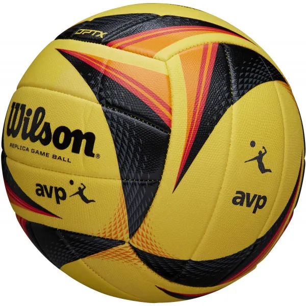 Wilson OPTX AVP REPLICA Volejbalová lopta, žltá, veľkosť