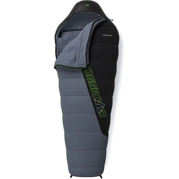 Crossroad TARTAR 200 Spací vak, tmavo sivá, veľkosť 200 cm - ľavy zips