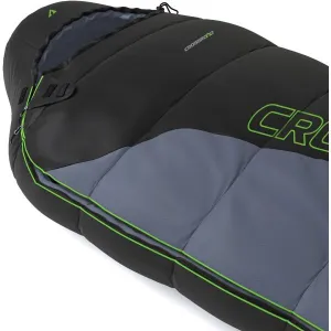 Crossroad TARTAR 200 Spací vak, tmavo sivá, veľkosť 200 cm - ľavy zips