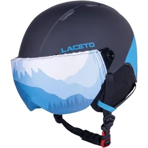 Laceto SKI HELMET VISOR COVER MOUNTAIN Textilný kryt zorníka lyžiarskych prilieb, mix, veľkosť