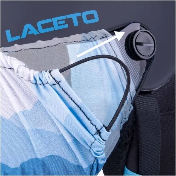 Laceto SKI HELMET VISOR COVER MOUNTAIN Textilný kryt zorníka lyžiarskych prilieb, mix, veľkosť