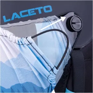 Laceto SKI HELMET VISOR COVER MOUNTAIN Textilný kryt zorníka lyžiarskych prilieb, mix, veľkosť