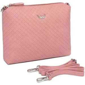 Púdrovo ružová dámska crossbody kabelka VUCH Kismet Pink