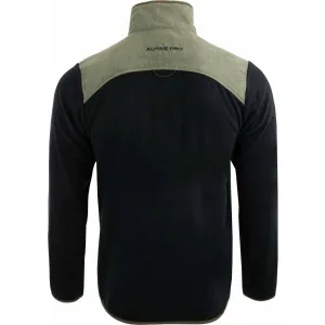 ALPINE PRO KLINES Pánska outdoorová mikina, čierna, veľkosť