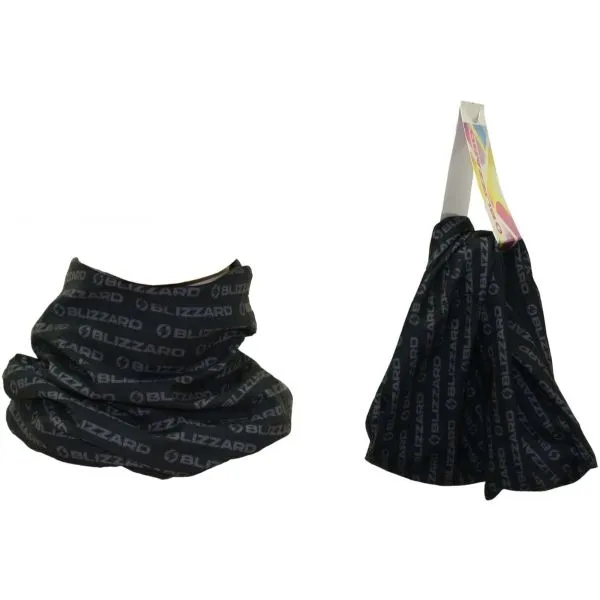 Multifunkčná šatka BLIZZARD Tube, black, size UNI