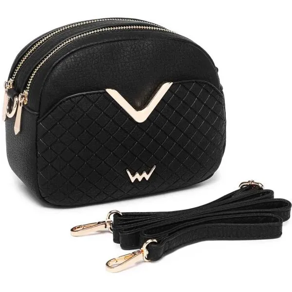Čierna dámska crossbody kabelka VUCH Tayna Diamond Black