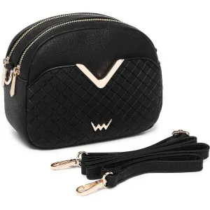 Čierna dámska crossbody kabelka VUCH Tayna Diamond Black