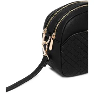 Čierna dámska crossbody kabelka VUCH Tayna Diamond Black