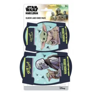 Disney MANDALORIAN Súprava chráničov na kolená a lakte, čierna, veľkosť