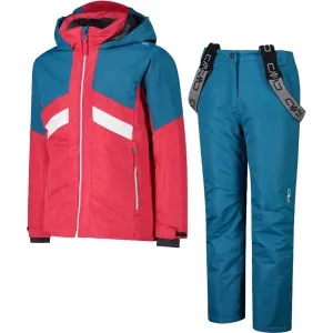 CMP KID G SET JACKET AND PANT Dievčenský lyžiarsky komplet, modrá, veľkosť