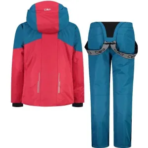 CMP KID G SET JACKET AND PANT Dievčenský lyžiarsky komplet, modrá, veľkosť