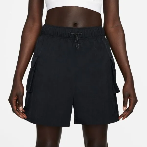 Nike SPORTSWEAR ESSENTIAL Dámske šortky, čierna, veľkosť