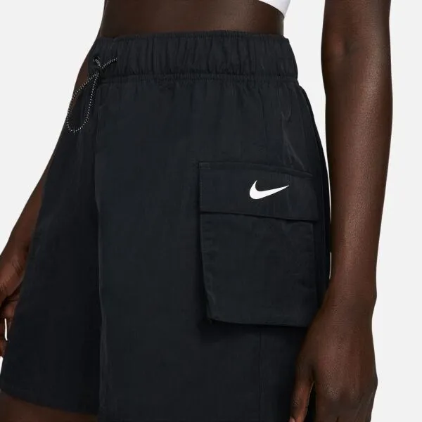 Nike SPORTSWEAR ESSENTIAL Dámske šortky, čierna, veľkosť