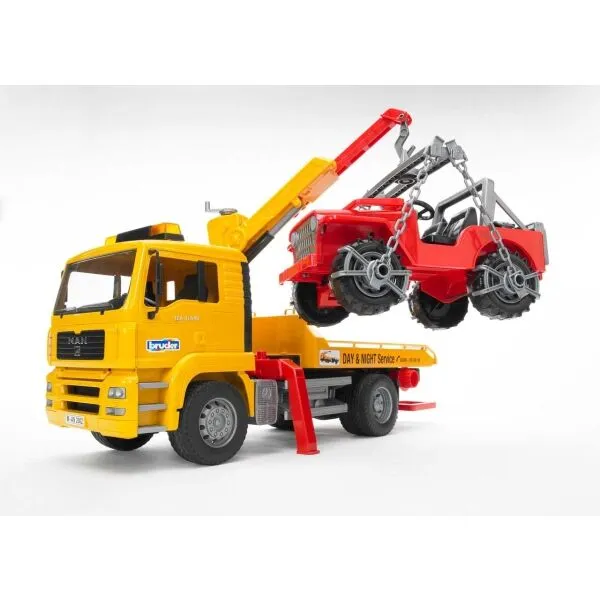 Bruder 02750 MAN odtahovka s autom
