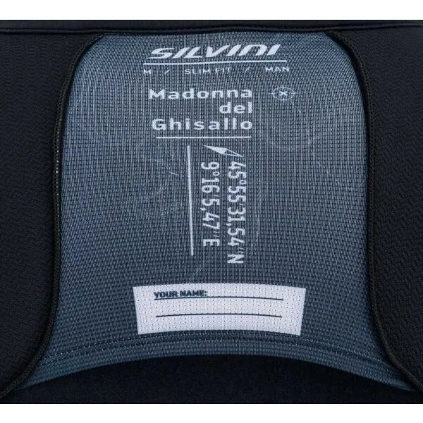 SILVINI GHISALLO M Pánska cyklistická bunda, čierna, veľkosť