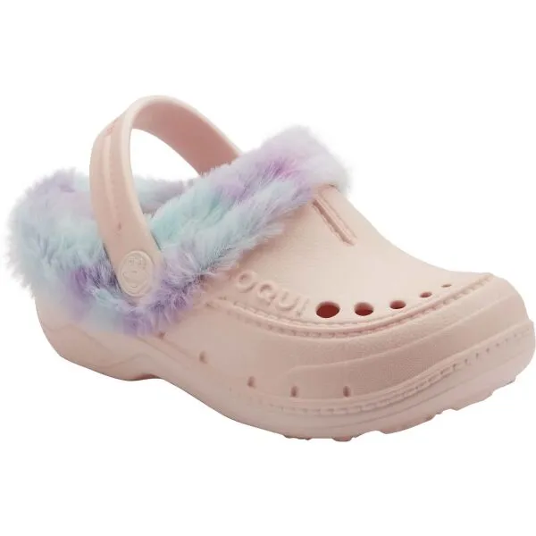 Coqui HUSKY KIDS Detské zateplené clogsy, ružová, veľkosť
