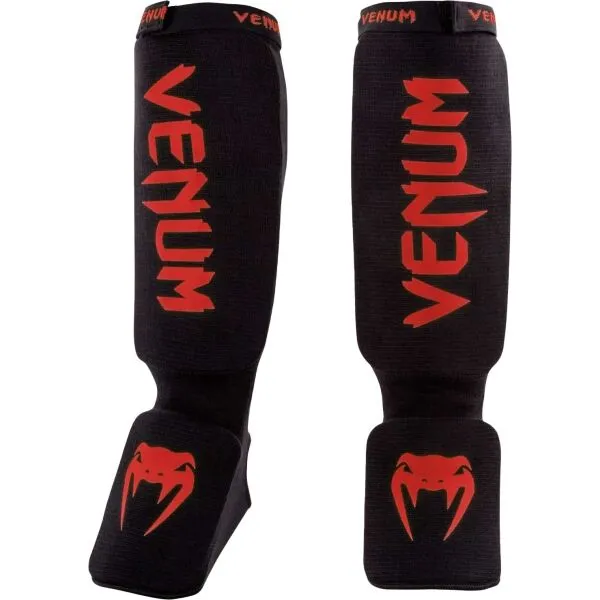 Venum KONTACT SHIN GUARDS Chrániče holení, čierna, veľkosť