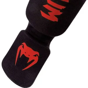Venum KONTACT SHIN GUARDS Chrániče holení, čierna, veľkosť