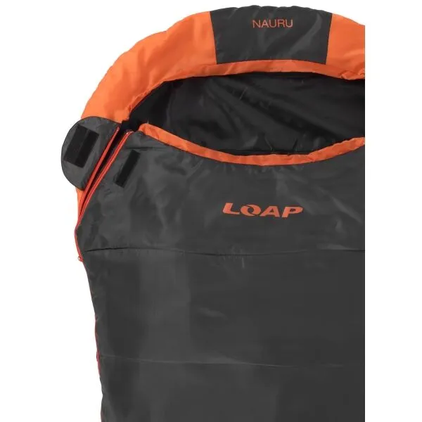 LOAP NAURU Spací vak, čierna, veľkosť 220 cm - ľavy zips