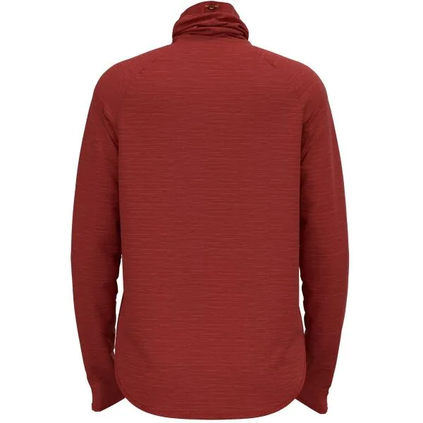 Odlo RUN EASY WARM Dámska funkčná mikina, červená, veľkosť