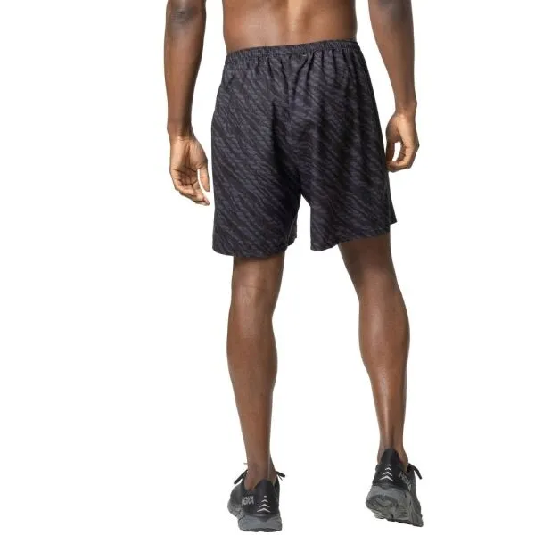 Odlo SHORT ESSENTIAL PRINT Pánske bežecké šortky, čierna, veľkosť