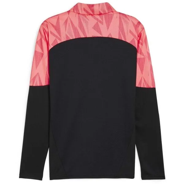 Puma INDIVIDUALFINAL 1/4 ZIP TRAINING TOP Pánska futbalová mikina, čierna, veľkosť