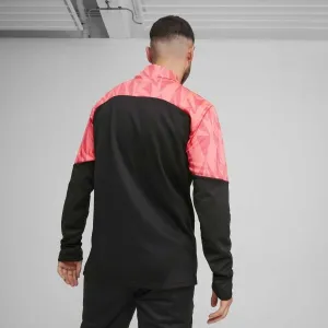 Puma INDIVIDUALFINAL 1/4 ZIP TRAINING TOP Pánska futbalová mikina, čierna, veľkosť