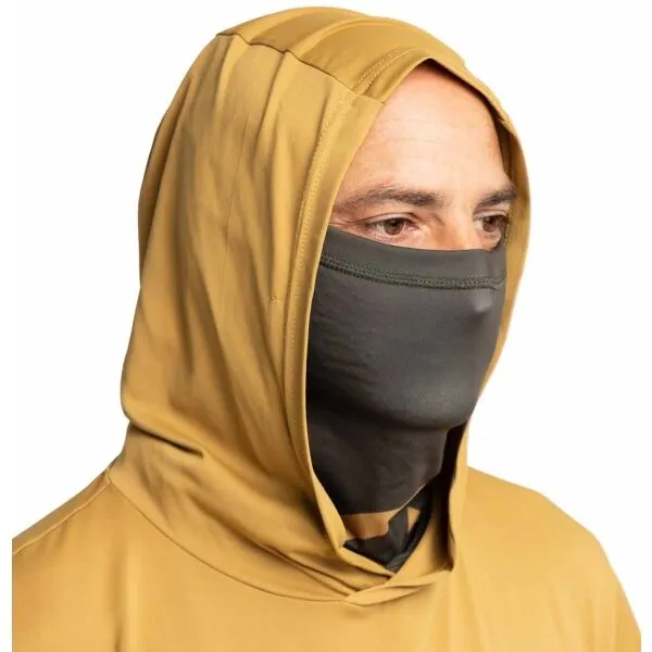 ADVENTER & FISHING NECK GAITER Unisex funkčný UV nákrčník, khaki, veľkosť