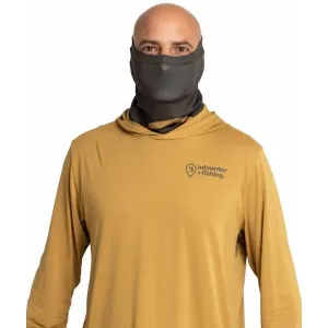ADVENTER & FISHING NECK GAITER Unisex funkčný UV nákrčník, khaki, veľkosť