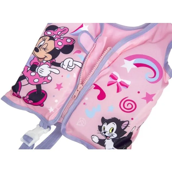 Bestway FABRIC SWIM KIDS VEST S/M Dievčenská plávacia vesta, ružová, veľkosť