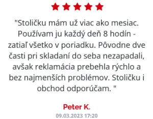 ANTARES Ergonomická kancelárska stolička Oklahoma s opierkou hlavy, čierna