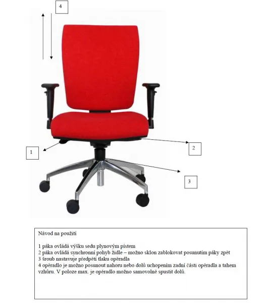 MULTISED kancelárska stolička FRIEMD BZJ 391 S