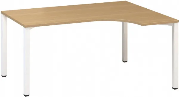 ALFA 200 stôl kancelárský 220, 180x120 cmrohový pravý