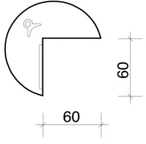 HOBIS kancelársky stôl FLEX FP 21 L