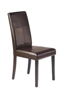 HALMAR Jedálenská stolička KERRY BIS, farba wenge/tm.hnedá