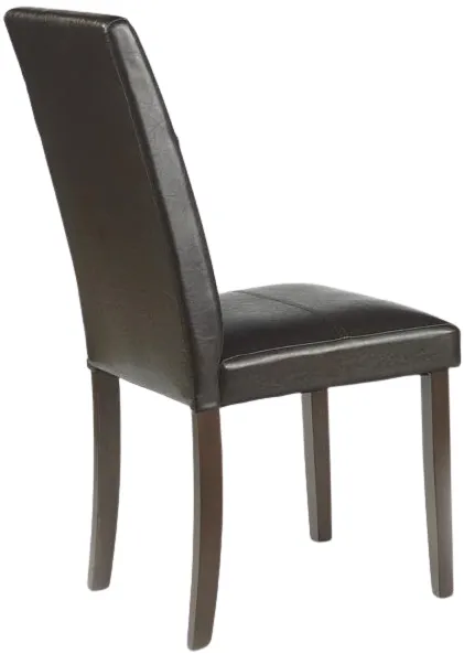 HALMAR Jedálenská stolička KERRY BIS, farba wenge/tm.hnedá