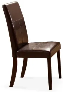 HALMAR Jedálenská stolička KERRY BIS, farba wenge/tm.hnedá