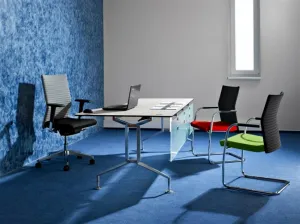 LD SEATING Konferenčná stolička ELEMENT 440-Z-N2, kostra šedá