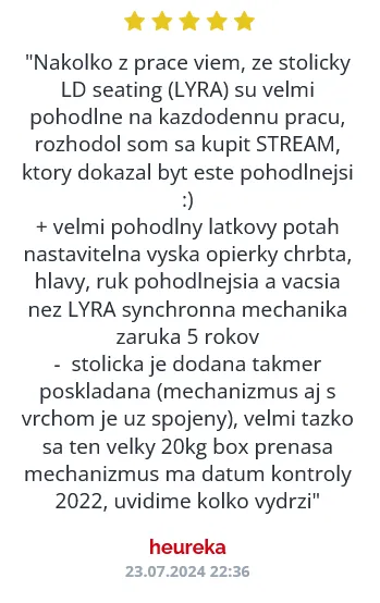 LD SEATING Kancelárska stolička STREAM 280-SYS