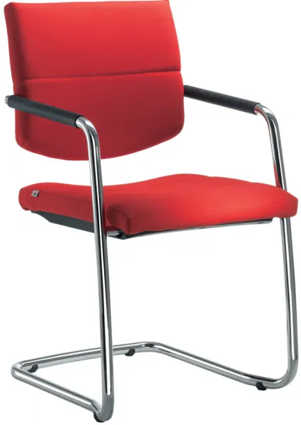 LD SEATING konferenčná stolička LASER 683-Z-N4, kostra chróm