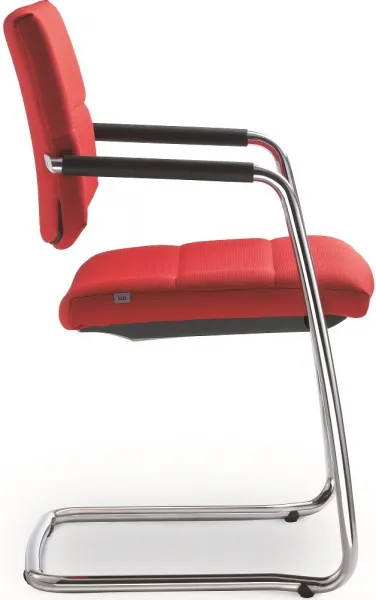 LD SEATING konferenčná stolička LASER 683-Z-N4, kostra chróm