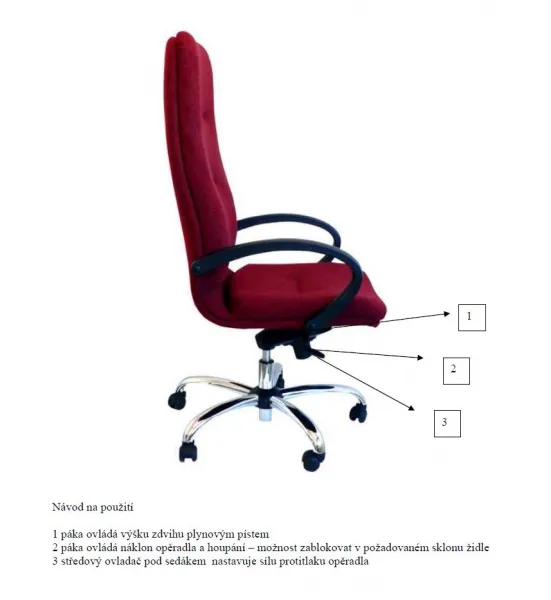 MULTISED Kancelárske kreslo KOMFORT - BZJ 411