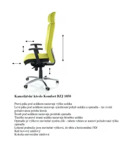 MULTISED kancelárske kreslo Komfort BZJ 1050
