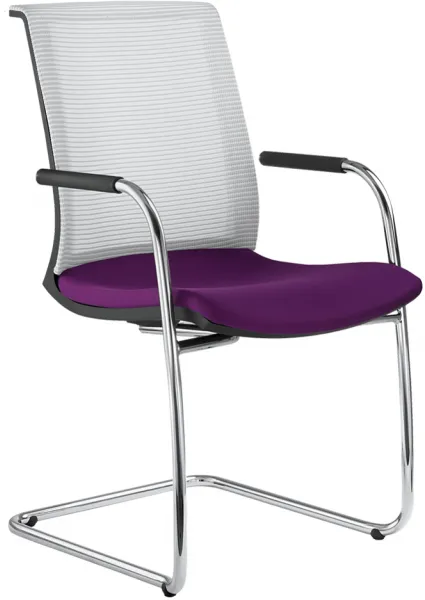 LD SEATING Konferenčná stolička LYRA NET 203-Z-N4, kostra chrom