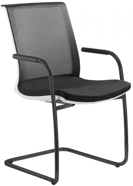 LD SEATING Konferenčná stolička LYRA NET 213-Z-N1, kostra čierna