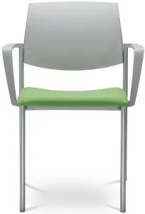 LD SEATING Konferenčná stolička SEANCE ART 180-N2 BR-N2, kostra sivá