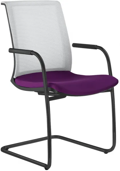 LD SEATING Konferenčná stolička LYRA NET 203-Z-N1, kostra čierna