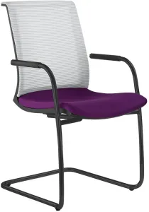 LD SEATING Konferenčná stolička LYRA NET 203-Z-N1, kostra čierna