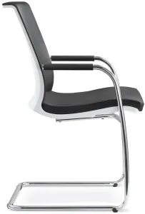 LD SEATING Konferenčná stolička LYRA NET 213-Z-N4, kostra chrom